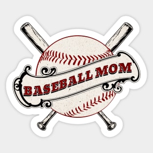 Baseball Mom Sticker